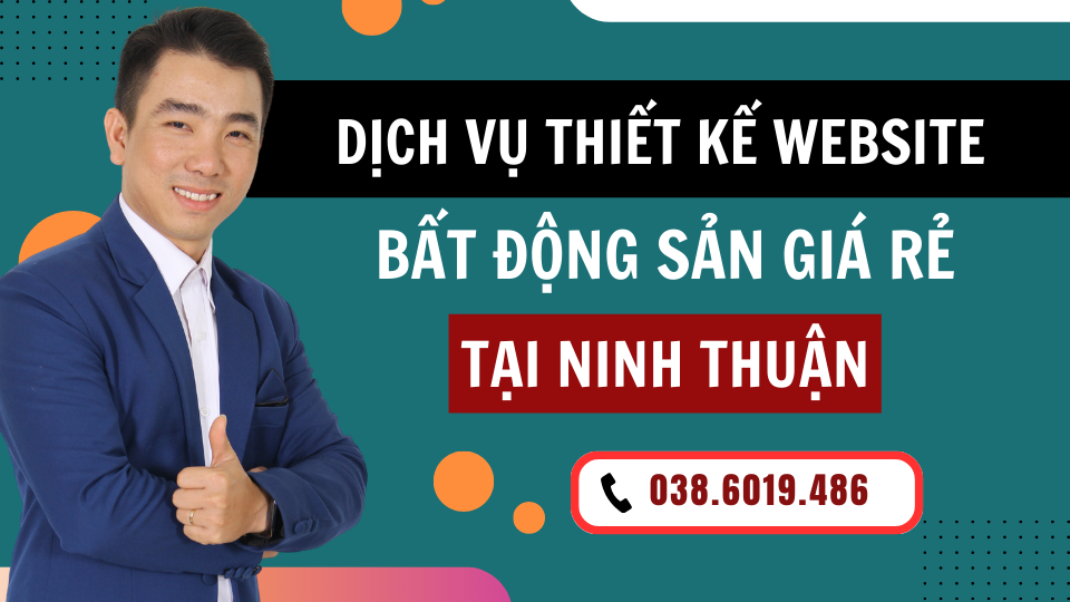 Thiết kế website Bất Động Sản giá rẻ Ninh Thuận