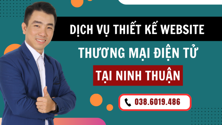 Dịch vụ Thiết kế Website thương mại điện tử Ninh Thuận