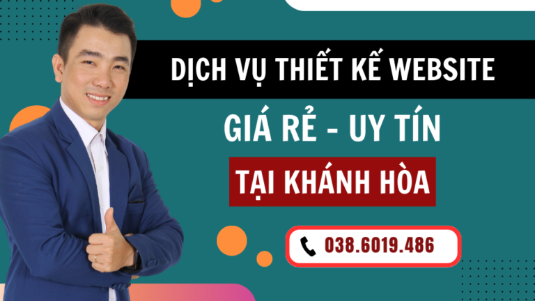 Thiết kế website giá rẻ tại Nha Trang Khánh Hòa