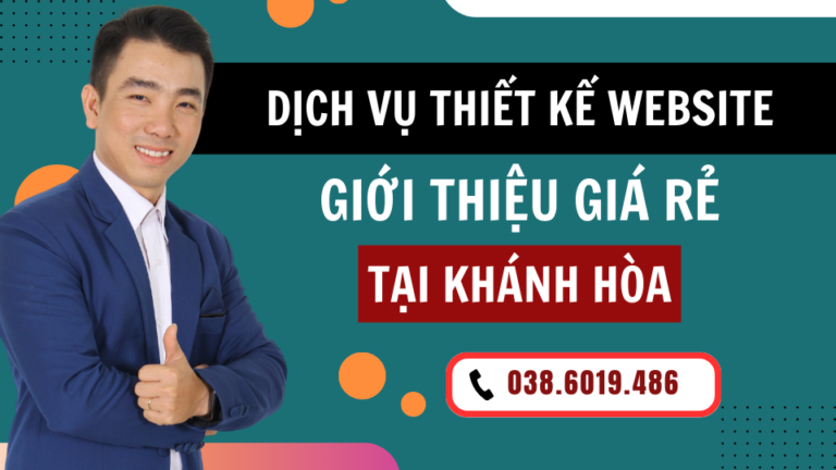 Thiết kế website giới thiệu giá rẻ Nha Trang Khánh Hòa