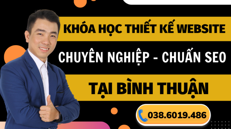 khóa học thiết kế website tại bình thuận