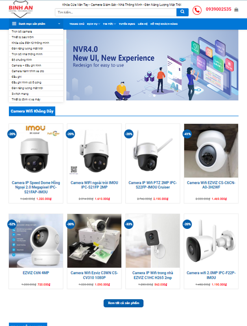 Mẫu website thương mại điện tử