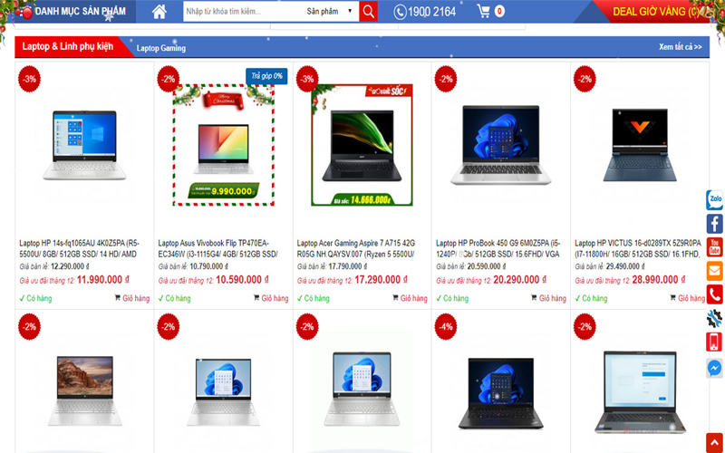 Thiết kế Website bán hàng giá rẻ tại Đà Lạt