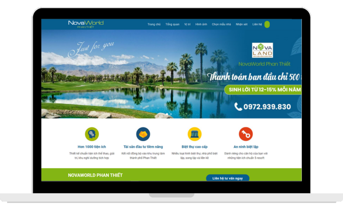 Thiết kế website bất động sản giá rẻ tại Đồng Nai