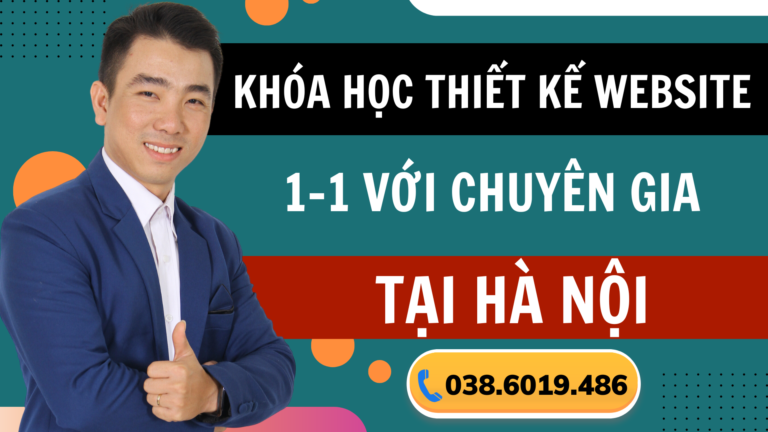 Khóa học thiết kế website tại Hà Nội