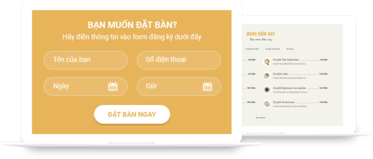 Thiết kế website nhà hàng chuẩn SEO tại Đồng Nai