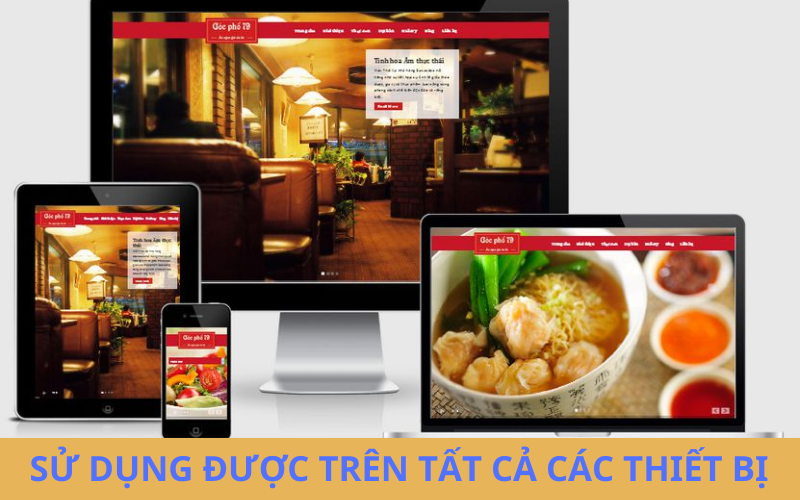 Thiết kế website nhà hàng tại Hà Nội