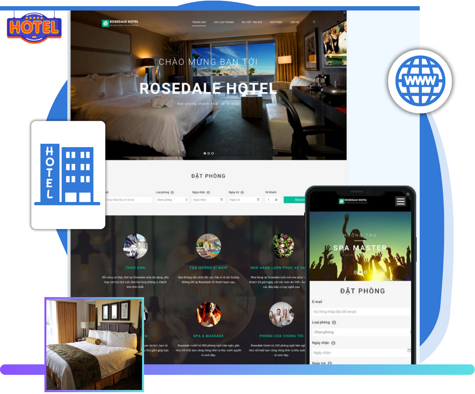Dịch vụ thiết kế website khách sạn giá rẻ tại Vũng Tàu