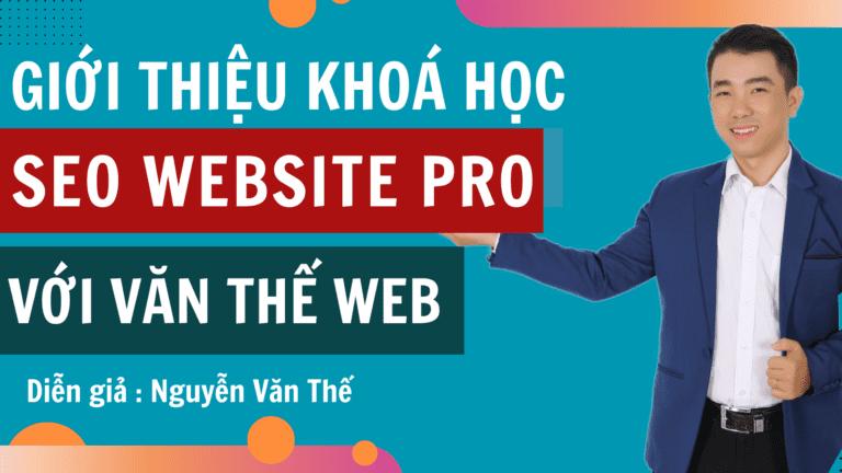 Khóa học SEO Website Pro