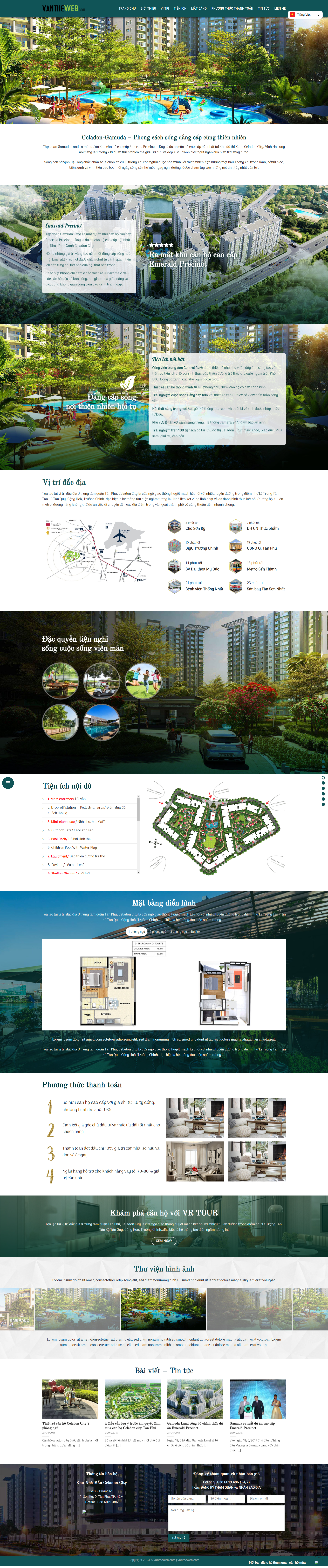 Mẫu website bất động sản WordPress Flatsome giá rẻ