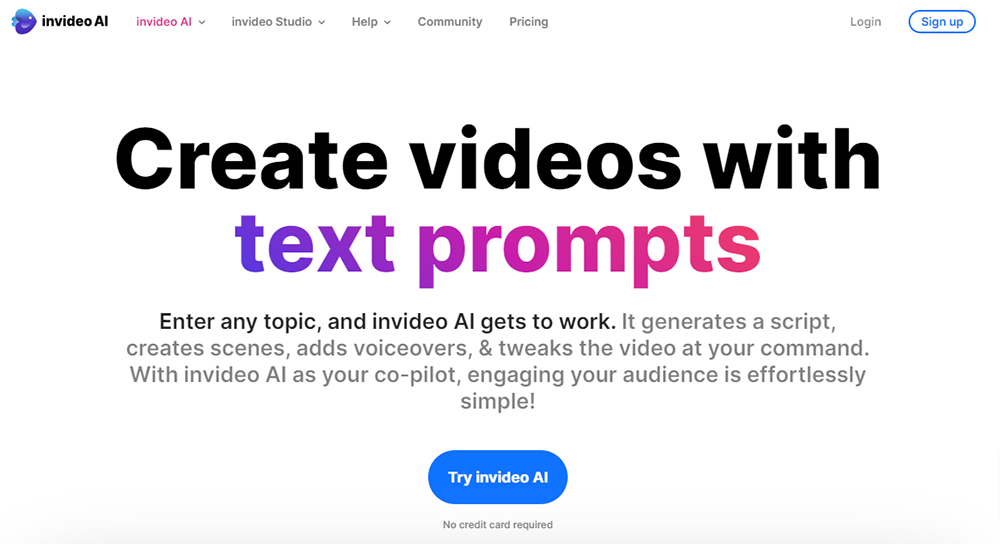 AI InVideo.io - App tạo video AI với hàng ngàn mẫu có sẵn cho bạn
