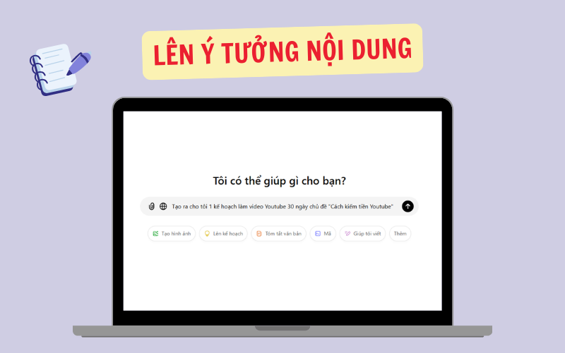 Sử Dụng ChatGPT Để Lên Ý Tưởng Nội Dung