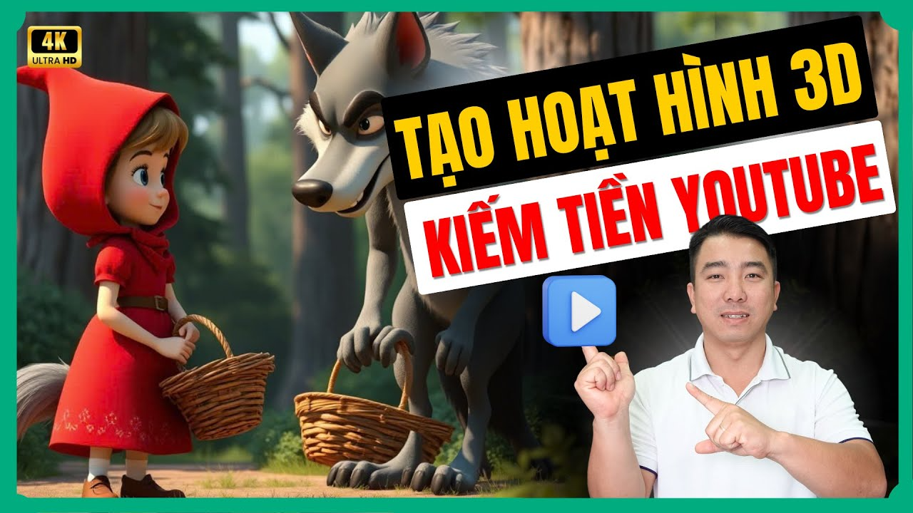 Hướng Dẫn Làm Video Hoạt Hình 3D Kiếm Tiền YouTube