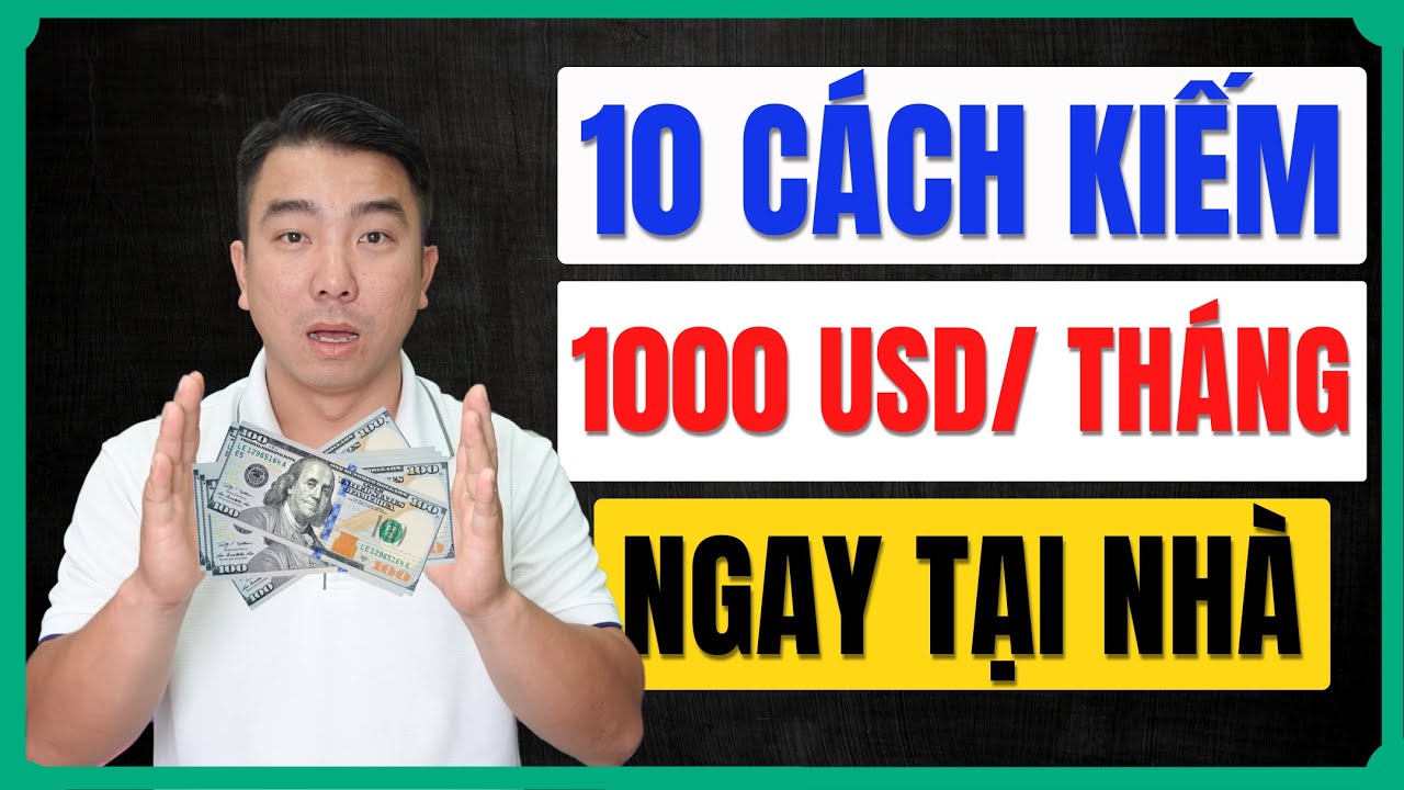 10 Cách Kiếm Tiền Online Tại Nhà