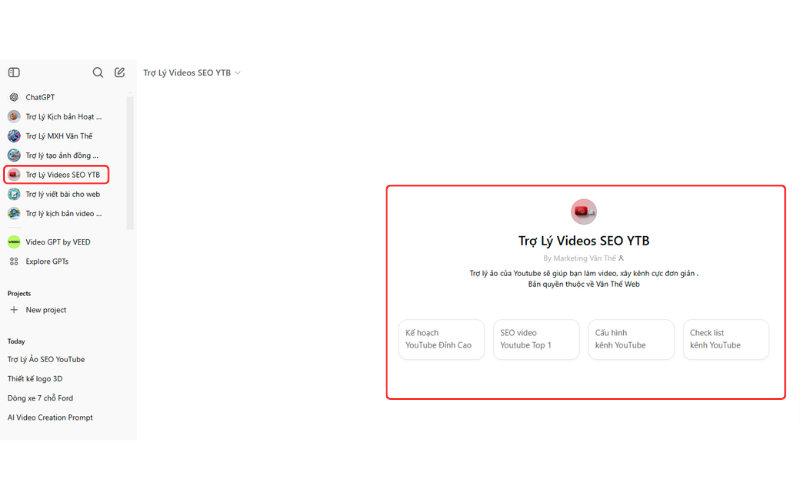 Trợ Lý ảo ChatGPT SEO Youtube Top 1
