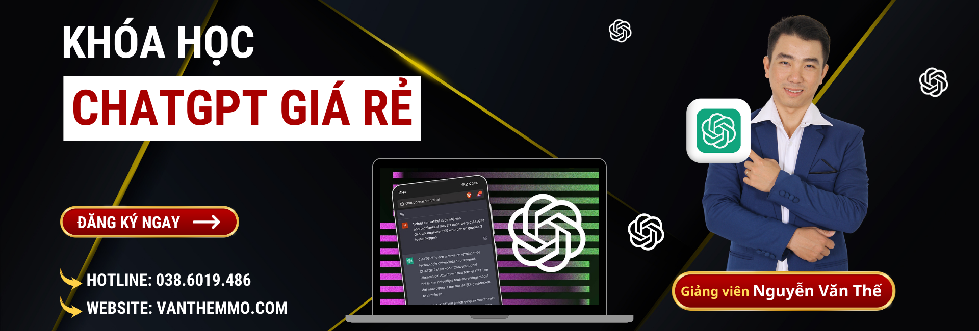 Khoá học AI chatgpt giá rẻ