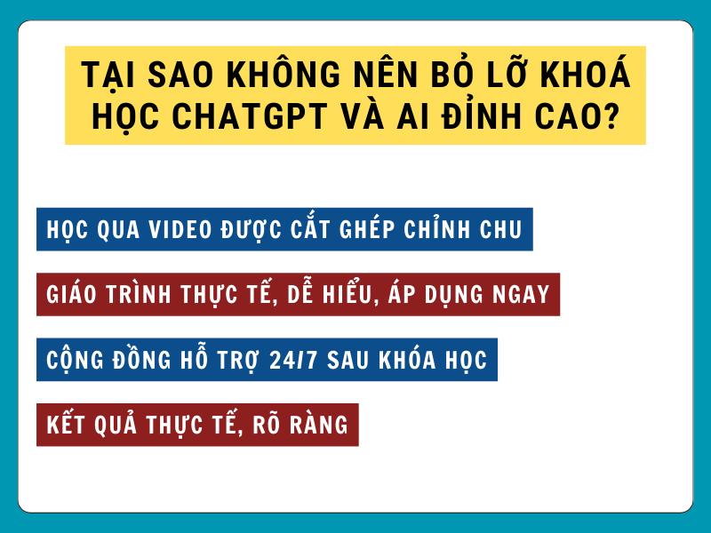 Khoá học AI chatgpt giá rẻ