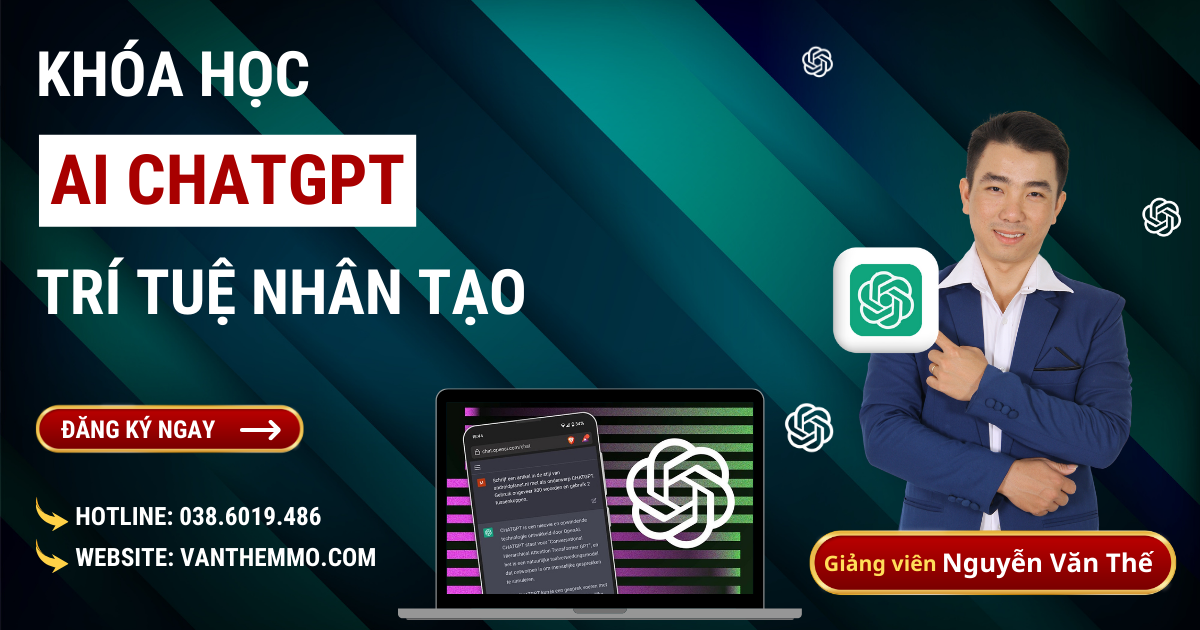 Khóa học AI chatgpt trí tuệ nhân tạo A-Z