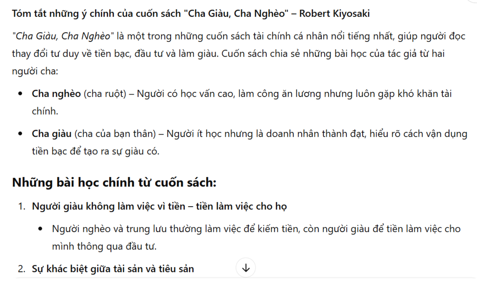 Sử dụng Chatgpt để Tóm tắt sách nhanh chóng