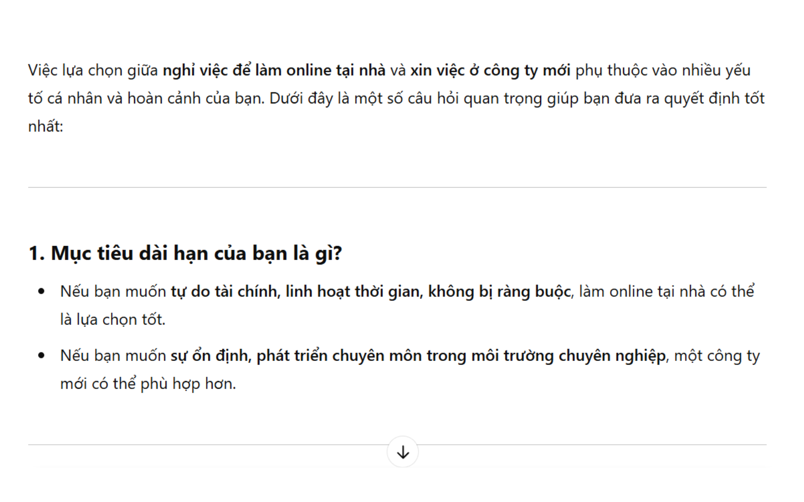 Nhận lời khuyên về cuộc sống và sự nghiệp từ Chatgpt