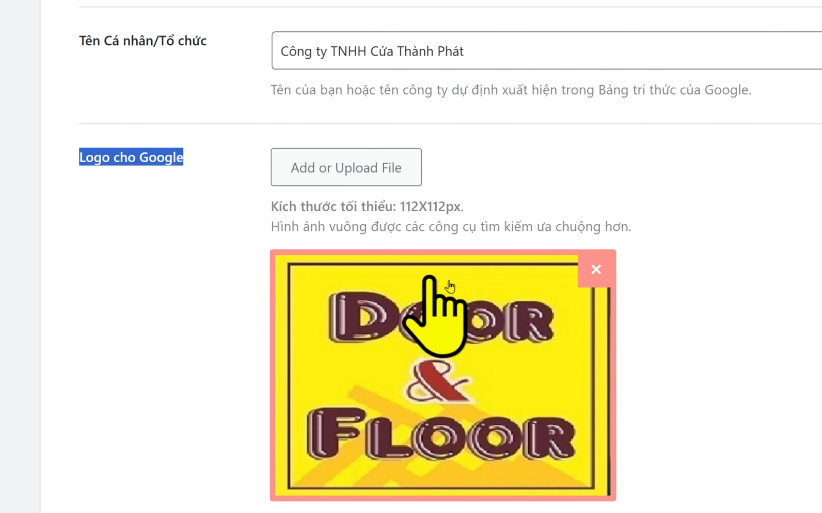 Update Logo cho Google