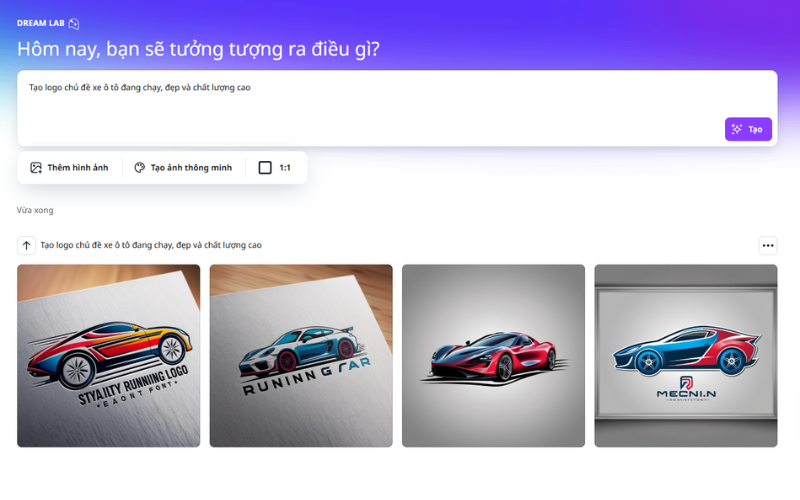 Logo Xe Ô Tô Chạy Nhanh
