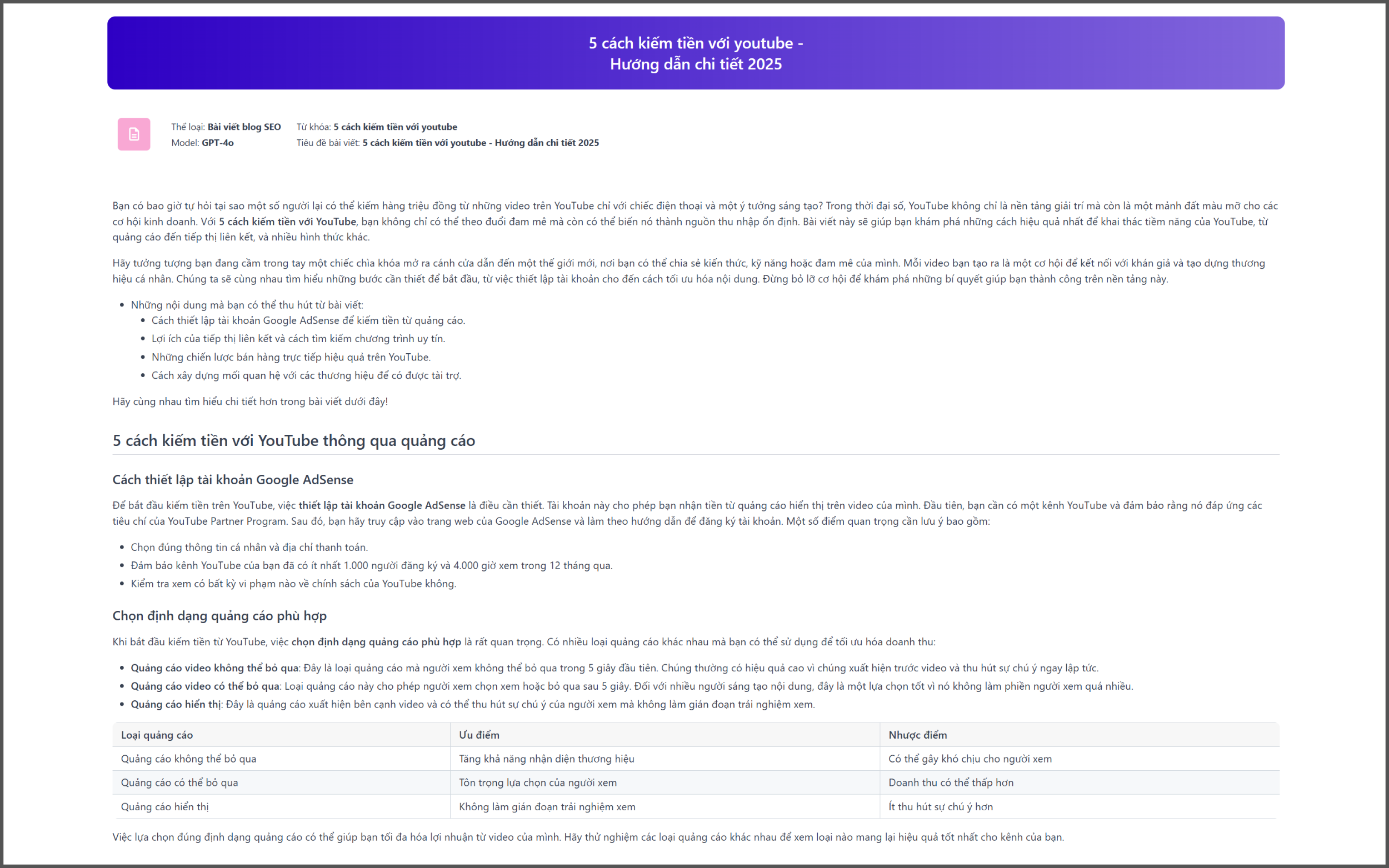 Viết Bài SEO Website Nhanh Như Gió