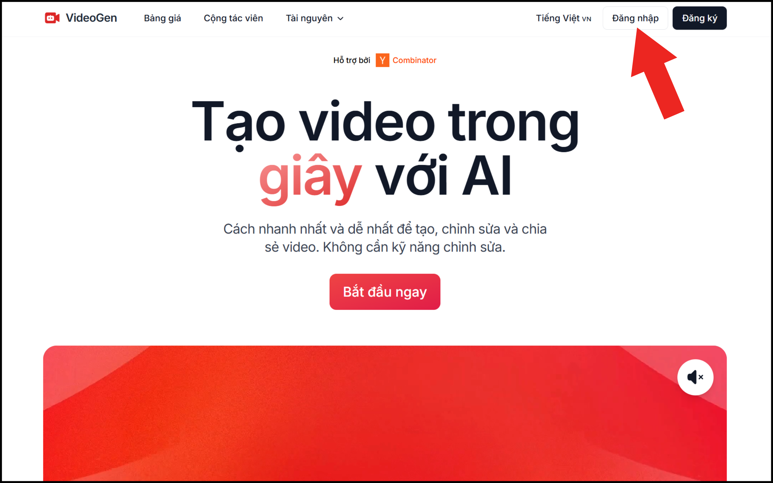 Truy Cập AI VideoGen