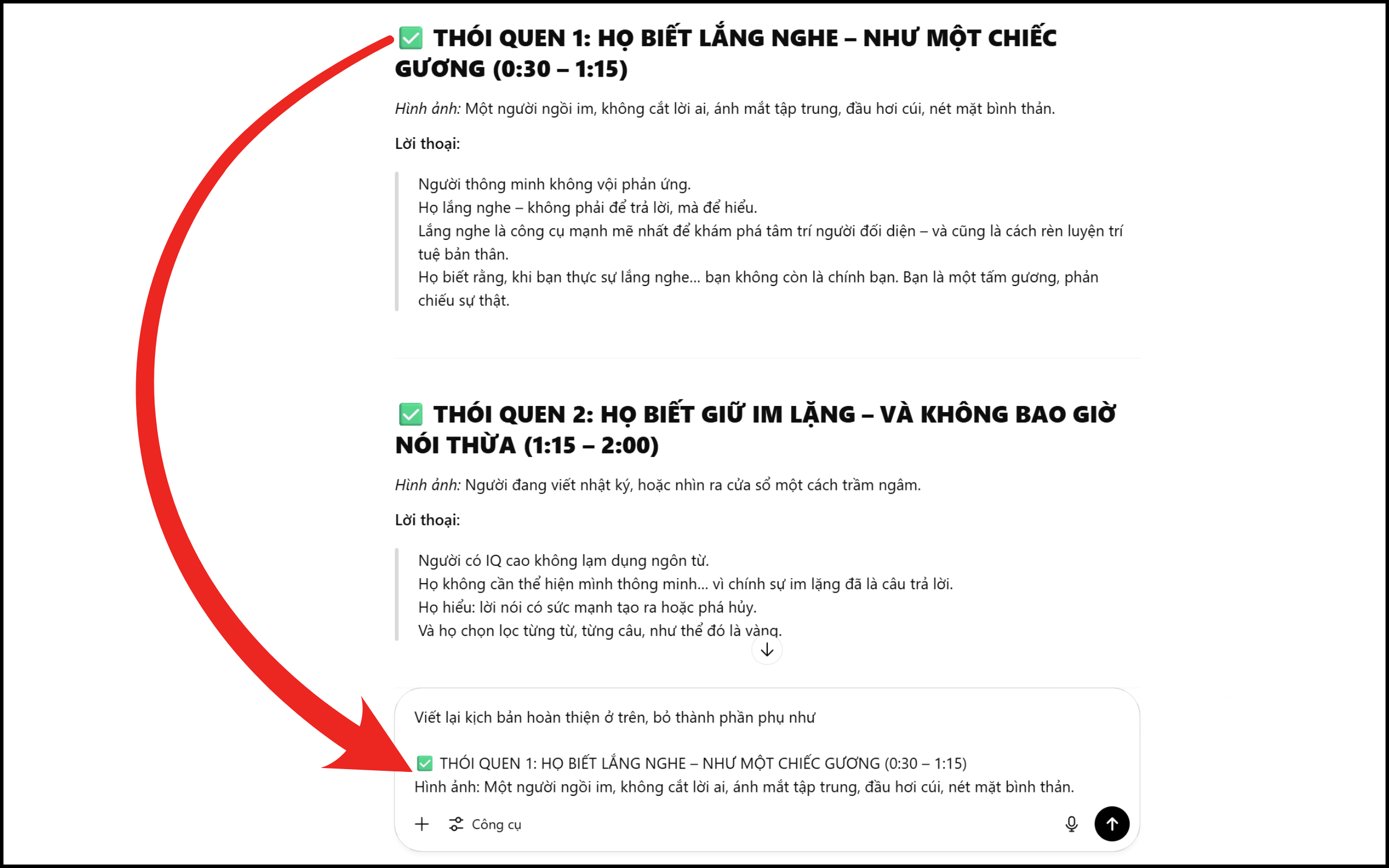 Tạo Kịch Bản Video Bằng ChatGPT