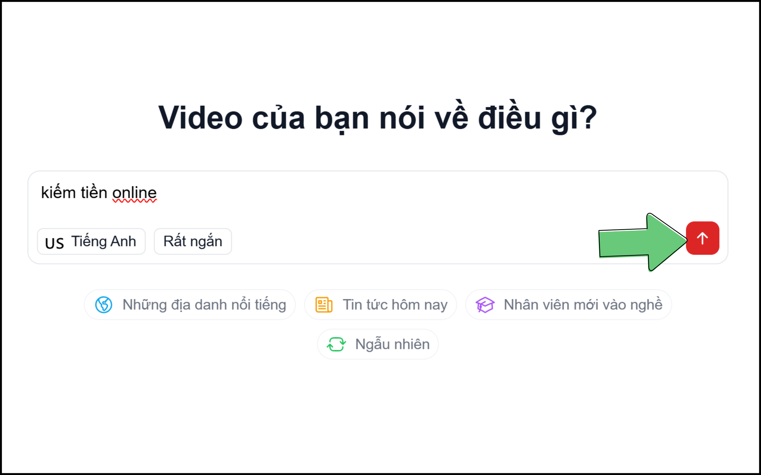 Tạo Video Với AI VideoGen