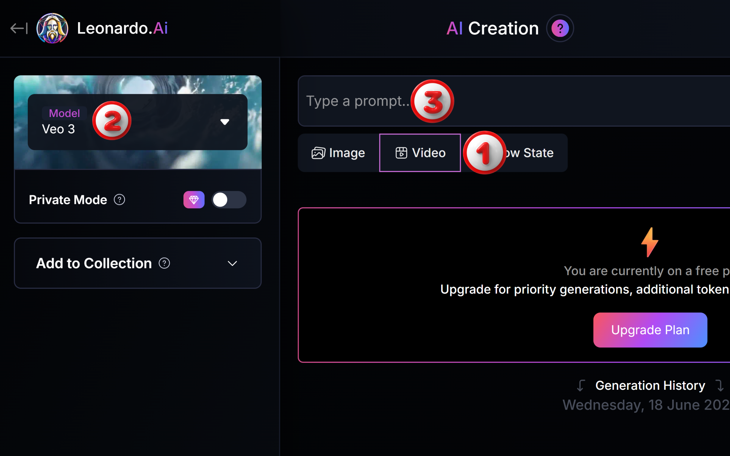 Tạo Video VEO 3 Trên Leonardo AI