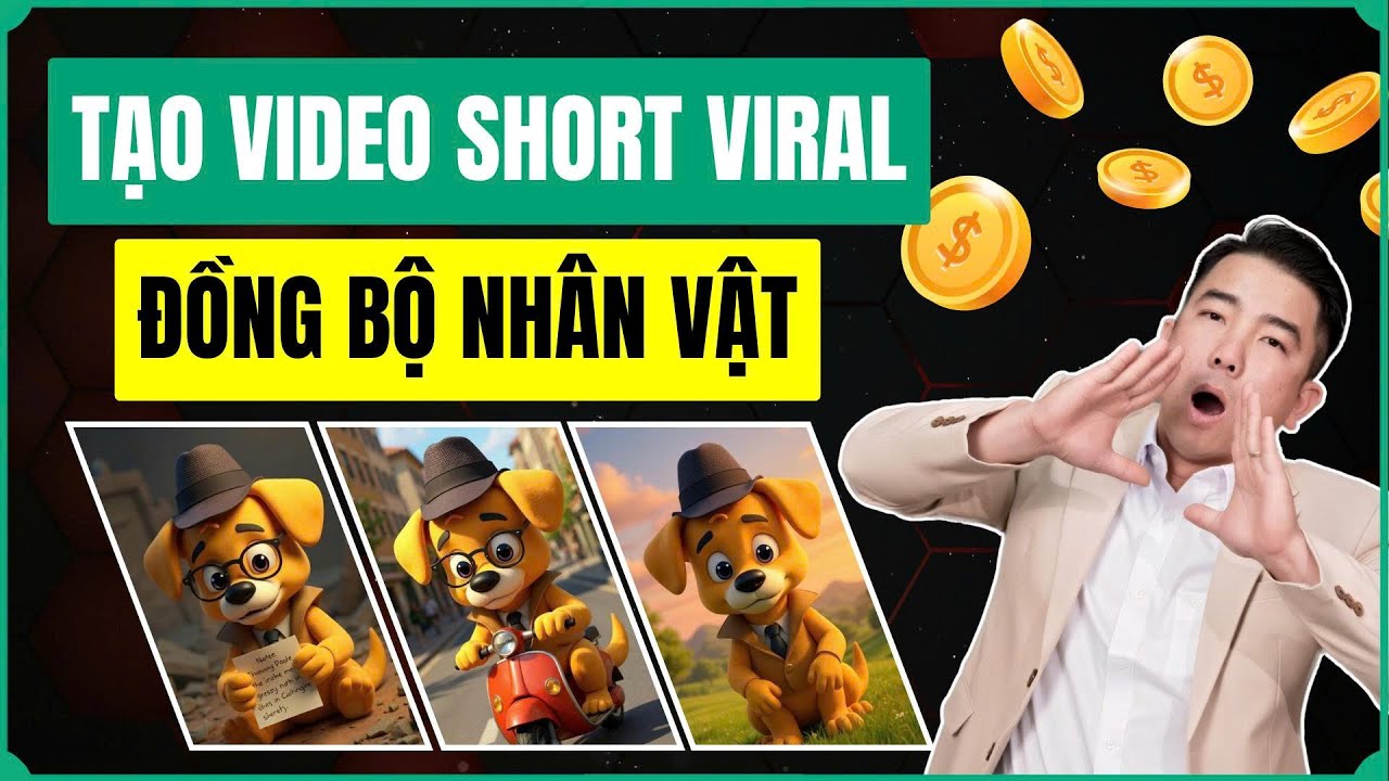 AI Tạo Video Short Đồng Bộ Nhân Vật Hot Trend