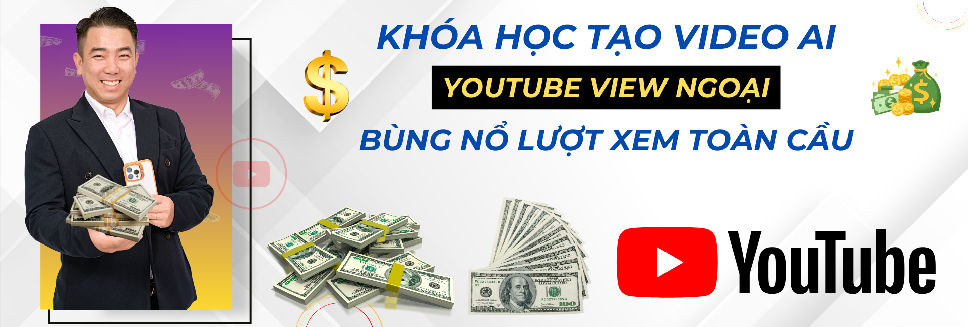 Khóa học tạo video AI YouTube View Ngoại