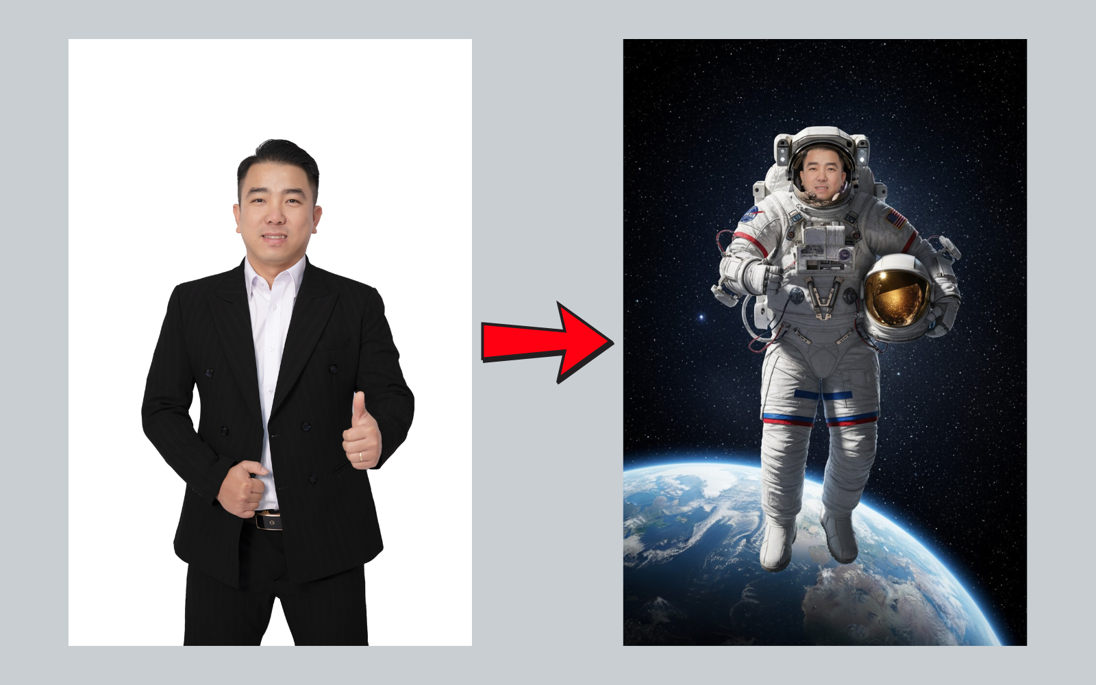 Biến Ảnh Selfie Thành Phi Hành Gia với Nano Banana Pippit AI