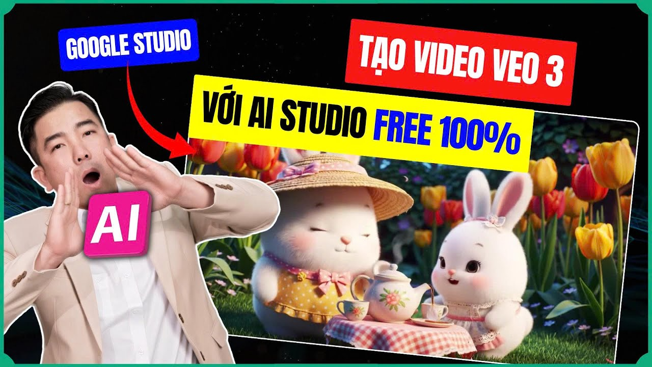 Tạo Video VEO 3 Với AI Studio Hoàn Toàn Miễn Phí