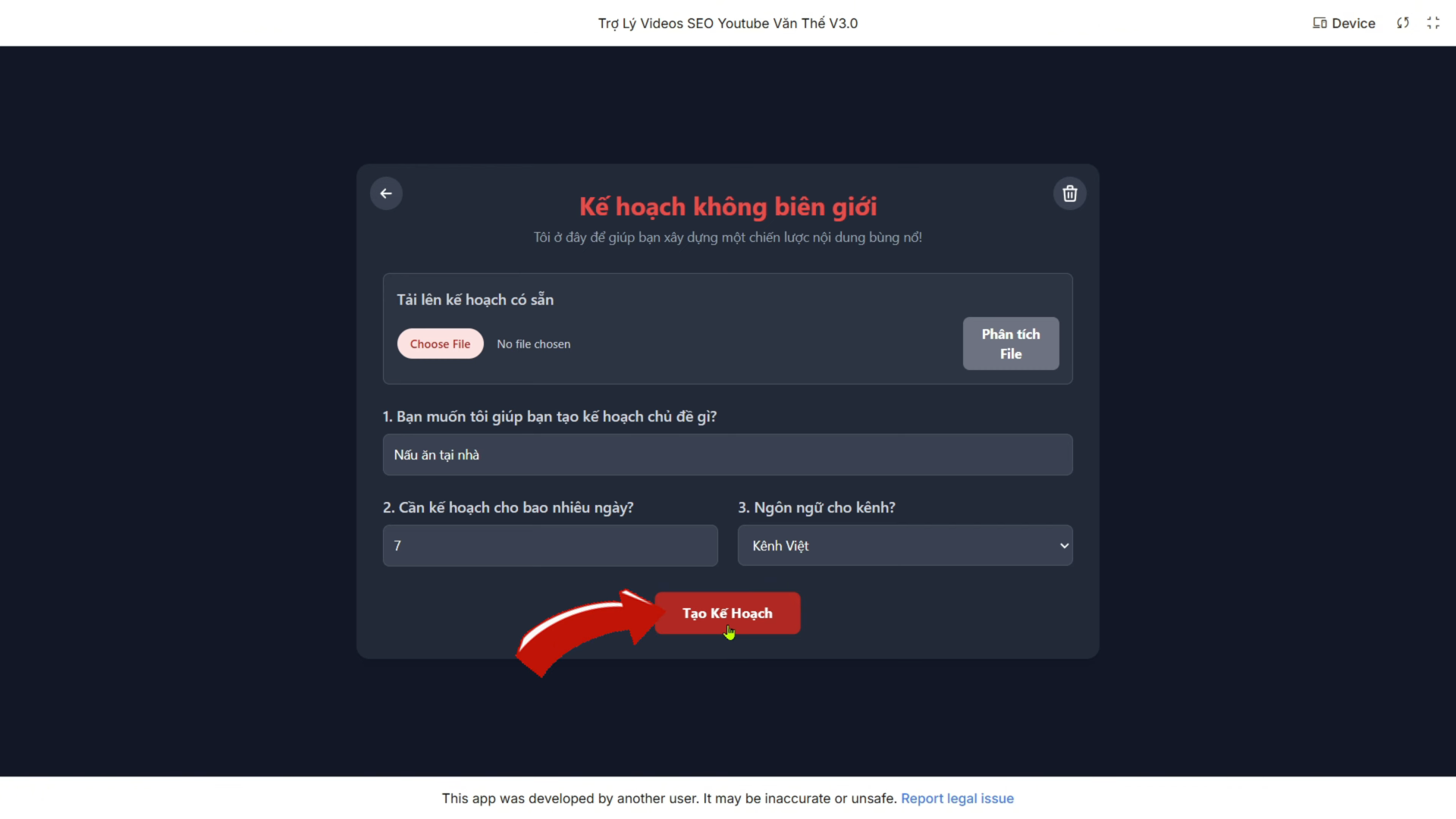 Lập lịch đăng video tự động với “Kế hoạch không biên giới”