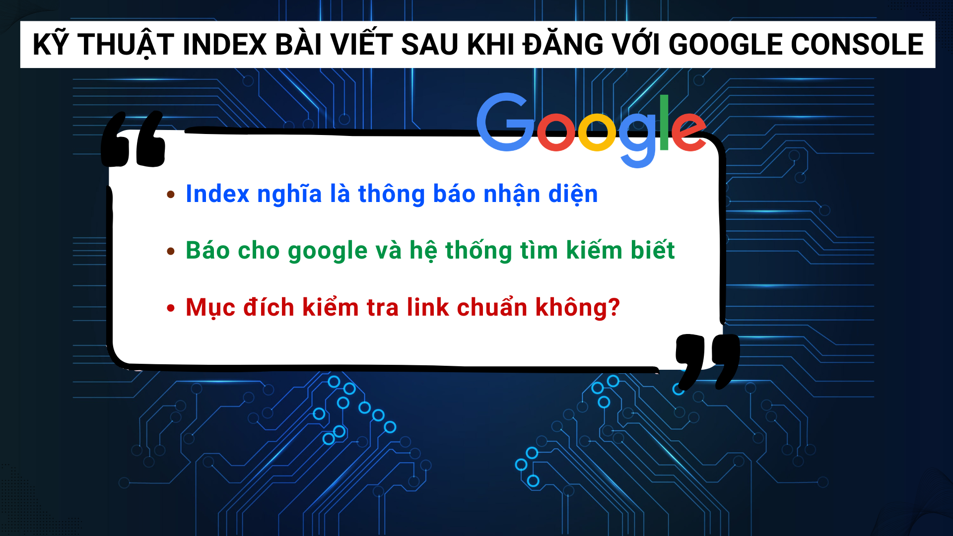 Phần 4: Index bài viết và tối ưu Google Search Console