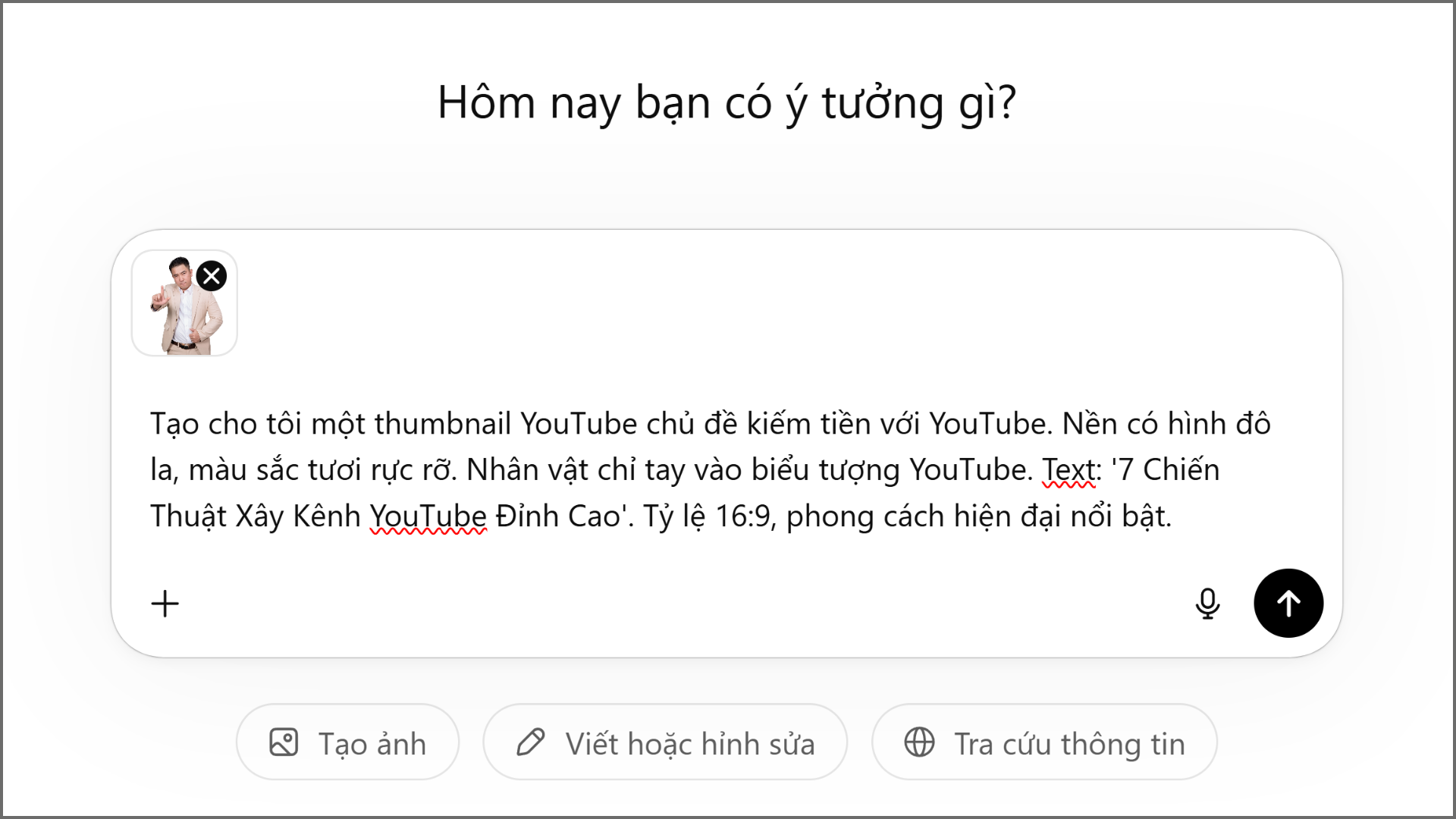 Tạo Thumbnail YouTube & TikTok Hút Triệu View
